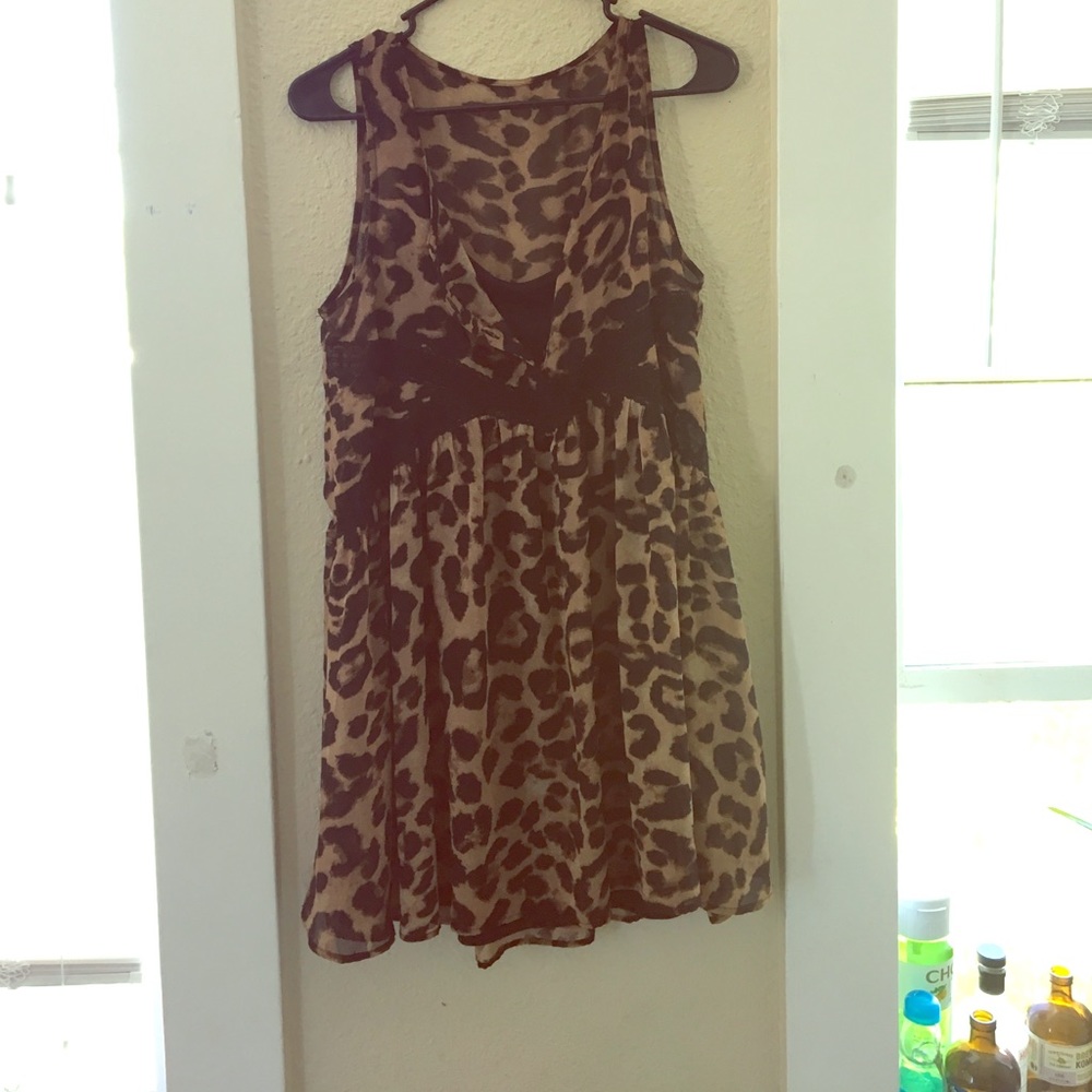 Cheetah pint dress