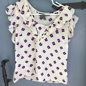 Anthropologie silk top