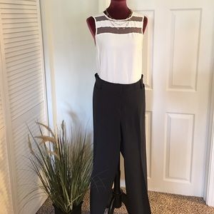 Geoffrey Beene Sport Women's Navy Blue Pinstriped