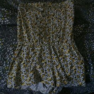 Guess Yellow Rose Romper