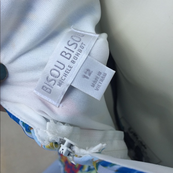 bisou bisou cold shoulder drop waist dress sz 12 L - Picture 6 of 6