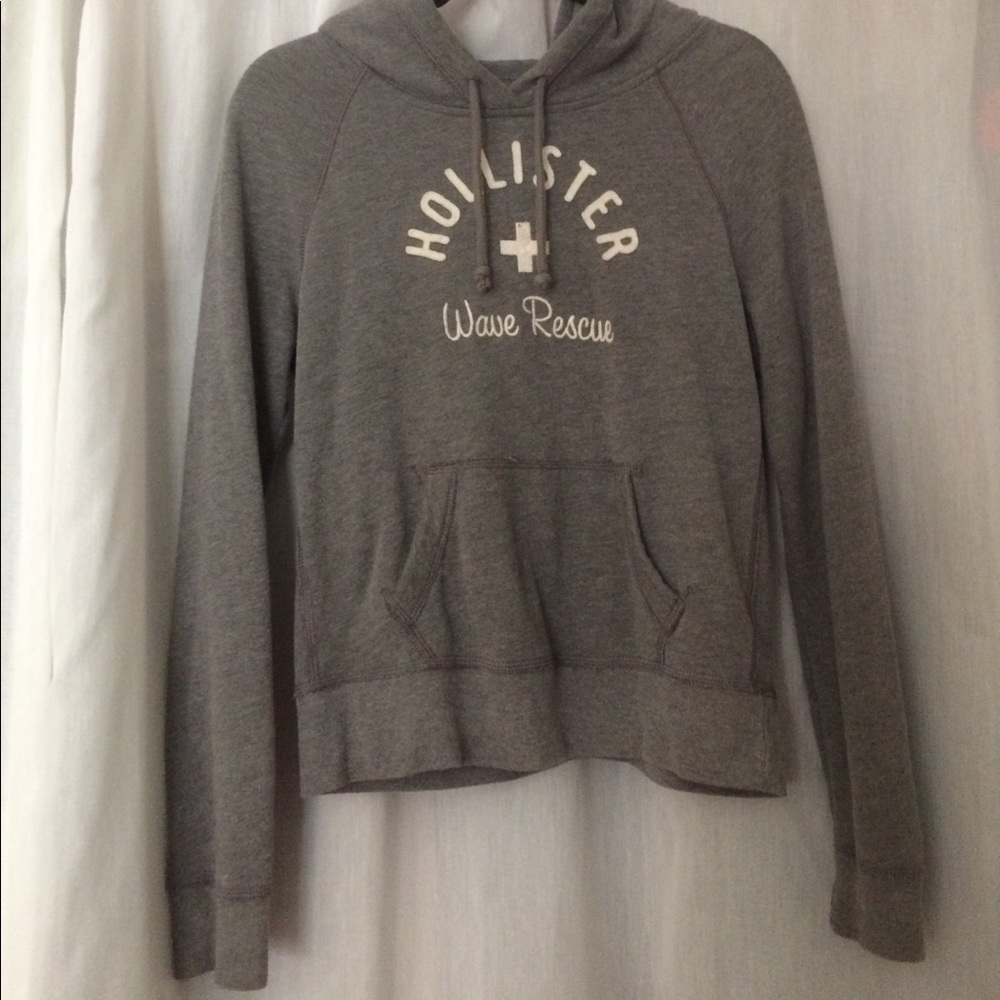 Gray Hollister Hoodie