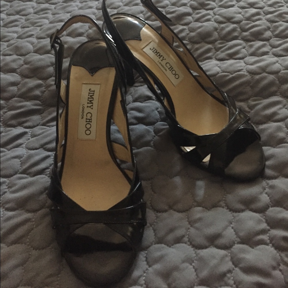 Jimmy Choo Leather Slingbacks