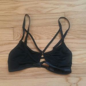 Urban Outfitters Strappy Black Bra
