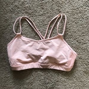Lulu lemon light pink bra