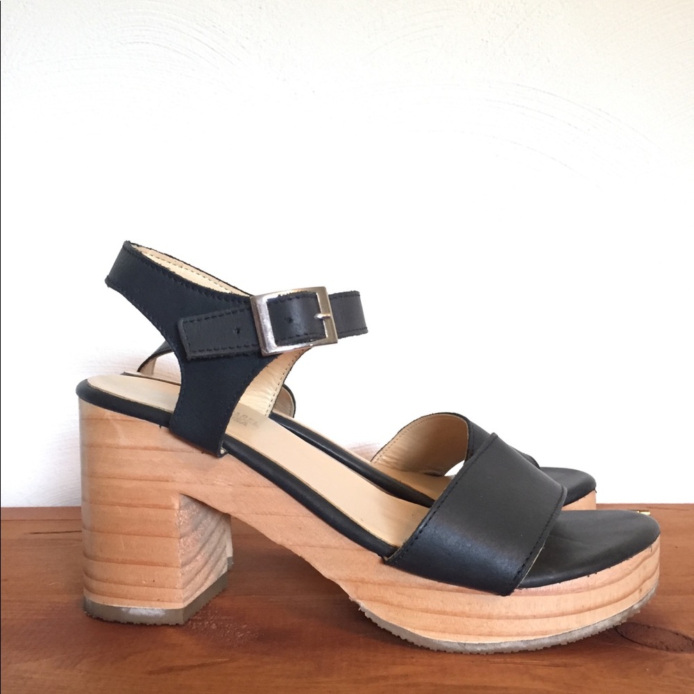 American Apparel block heels