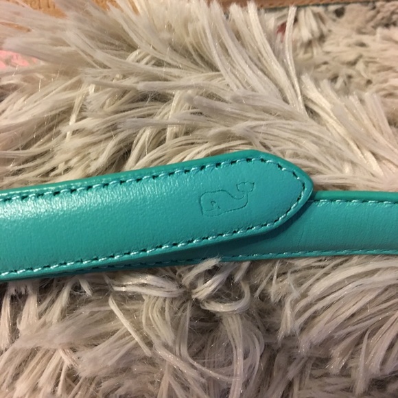 Vineyard Vines turquoise enamel leather belt! - Picture 6 of 6