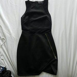 Black scuba dress