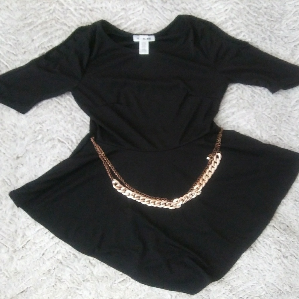 G- Stage love Plus Size Peplum Black Top 3x - Picture 1 of 4