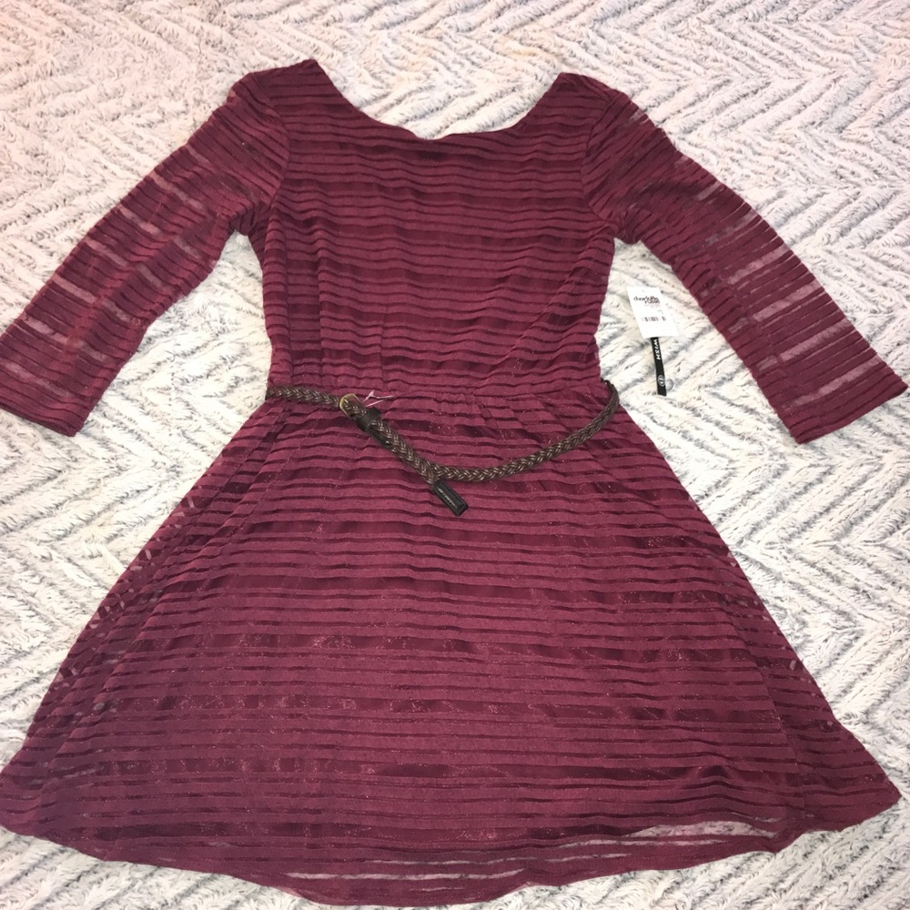 Mesh Skater Dress