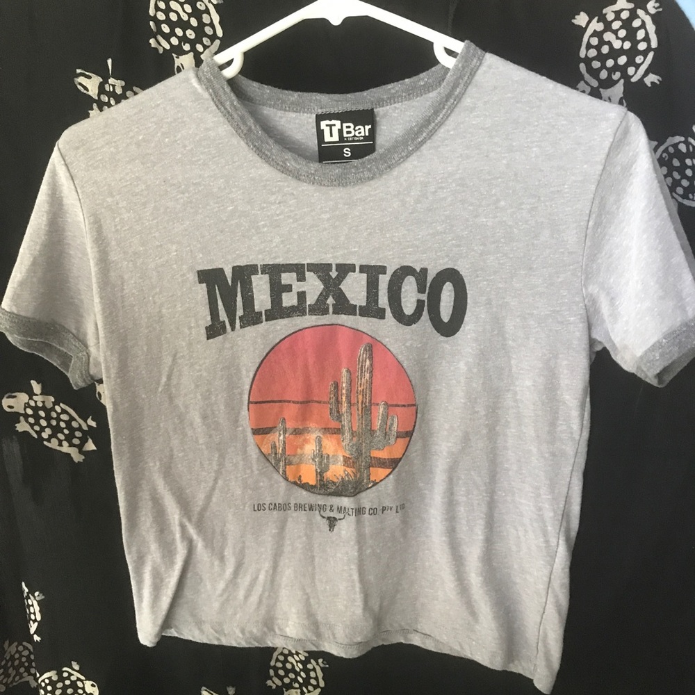 Mexico Cactus Ringer Tee