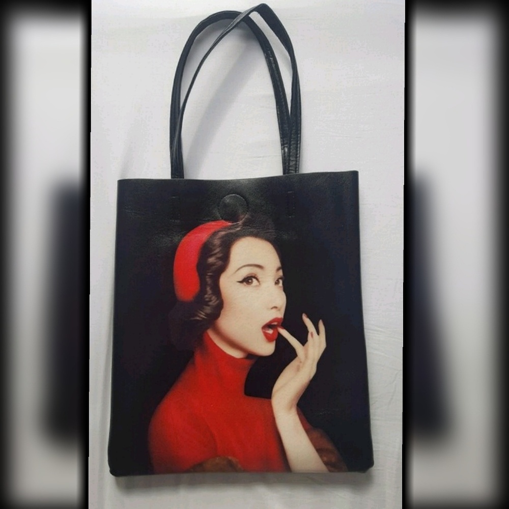 3D Print Classy Girl Tote Bags Shopping Bags