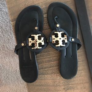 Tory Burch Navy Sandals