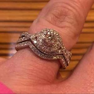 1.10 Carat diamond Wedding Set