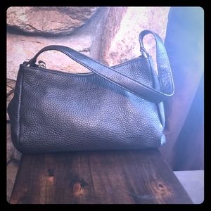 Kate Spade Leather Handbag Green Interior