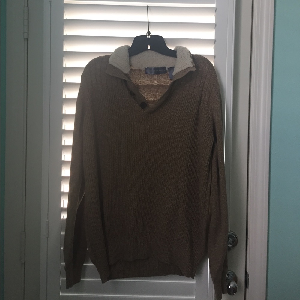 Tan Pull Over Sweater