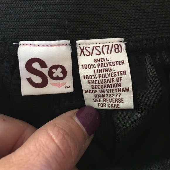 Girls black sequins bubble skirt - Picture 4 of 6