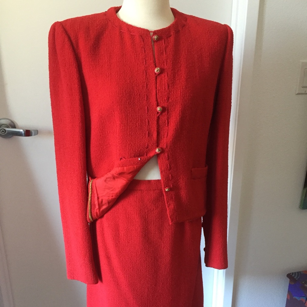 Chanel Creations, chanel jacket and skirt