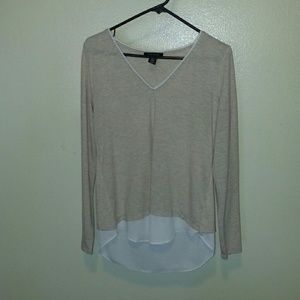 White House Black Market Long Sleeved High-Low