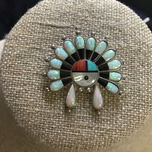 Opal Pendant with sterling silver setting