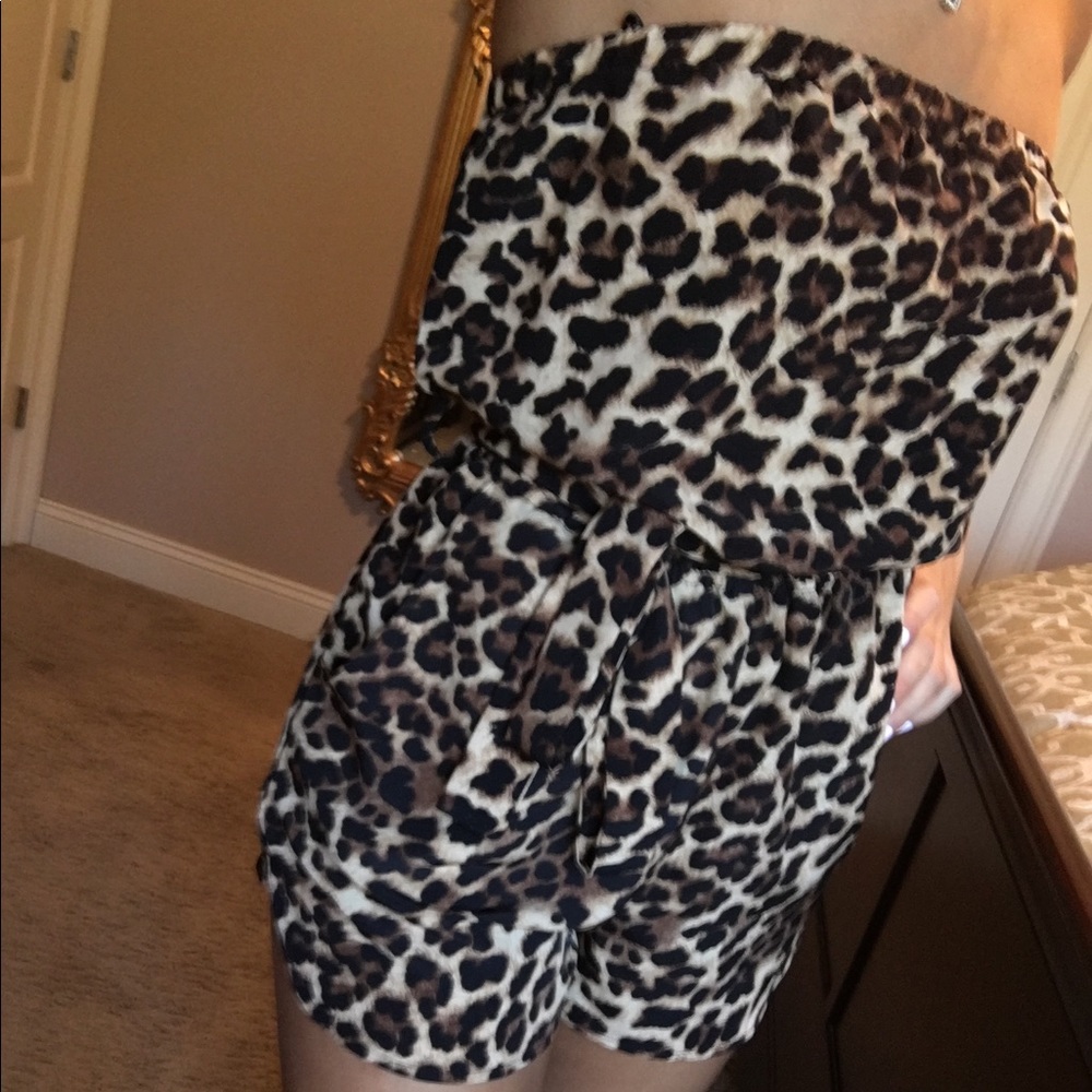Cheetah romper