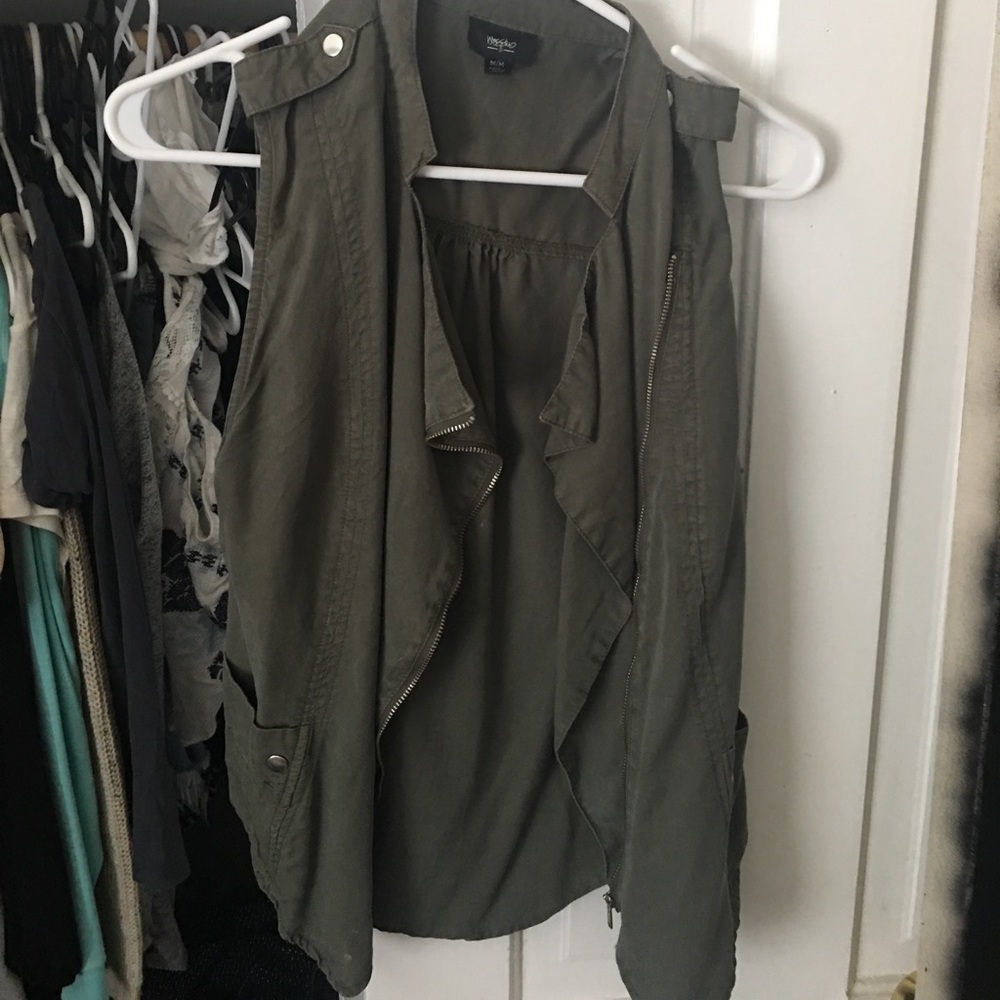 Olive vest