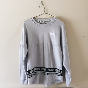 Lilac VICTORIA'S SECRET PINK Varsity Crew