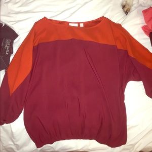 3/4 length sleeve blouse