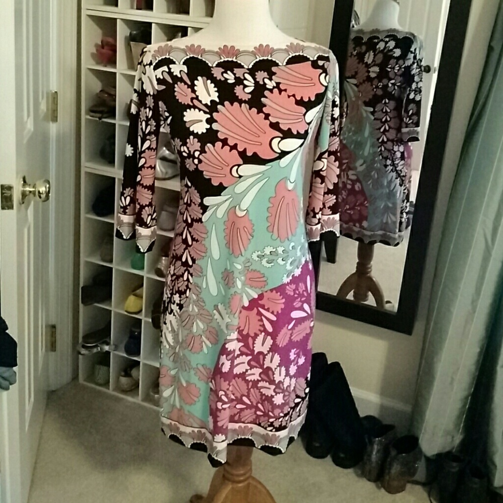 Consigned! Print dress by Donna Morgan