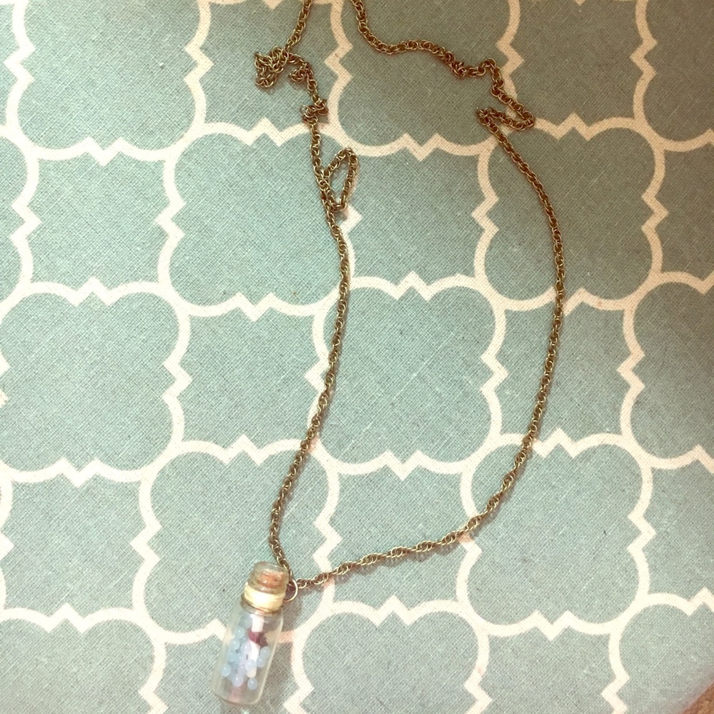 Message in a Bottle Long Necklace