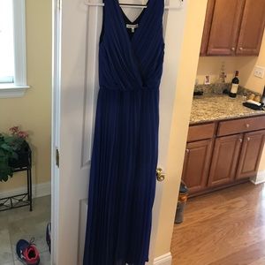 Royal Blue Floor length prom dress size L