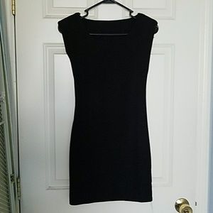 Black mini dress