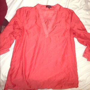 Shear, 3/4 length sleeve top