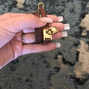 Brown wrap Michael kors bracelt