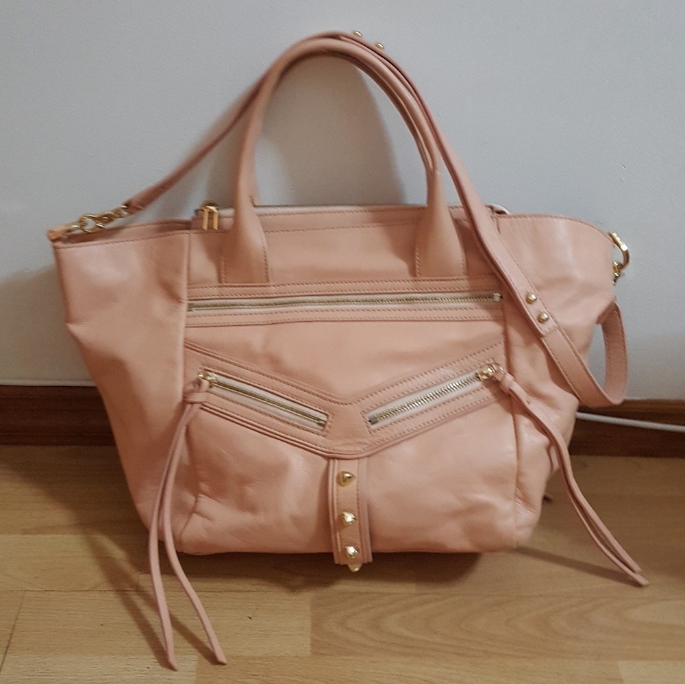 Botkier Peach Light Pink Satchel Purse Handbag