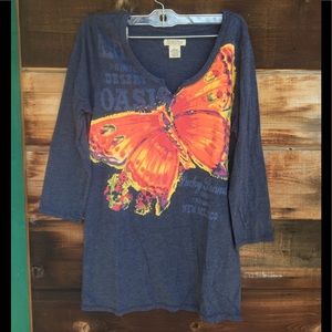 Butterfly Long Sleeve Tee 🐞🐛🐝