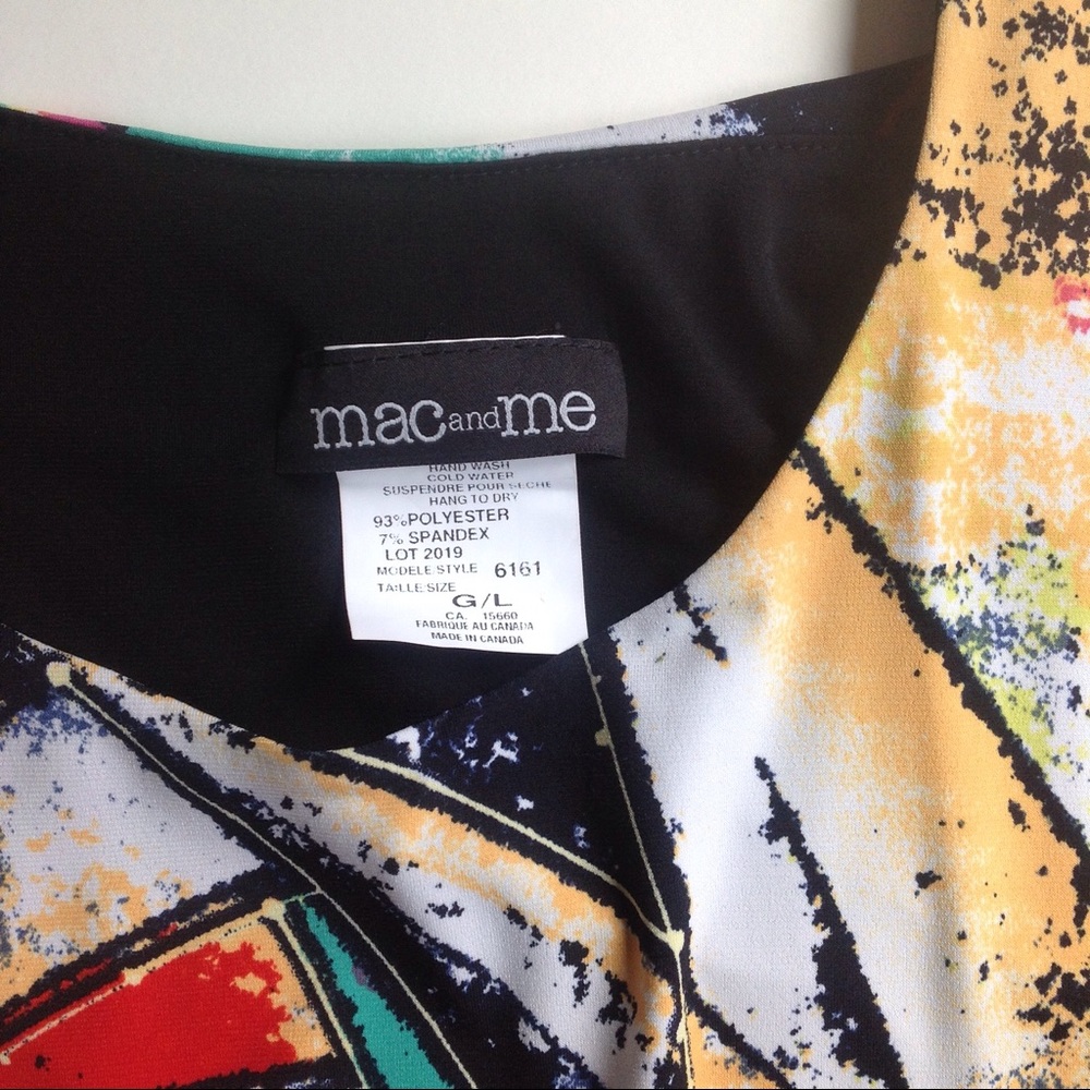 NWT Mac & Me Layered Top - Picture 4 of 7