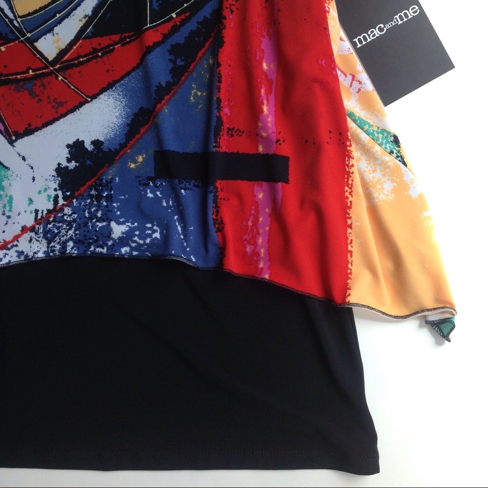 NWT Mac & Me Layered Top - Picture 6 of 7
