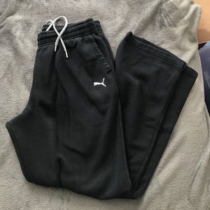 Black Puma Comfy Sweatpants