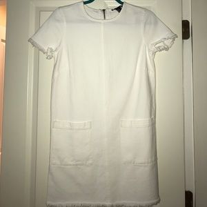 NWT Forever 21 white denim shift dress