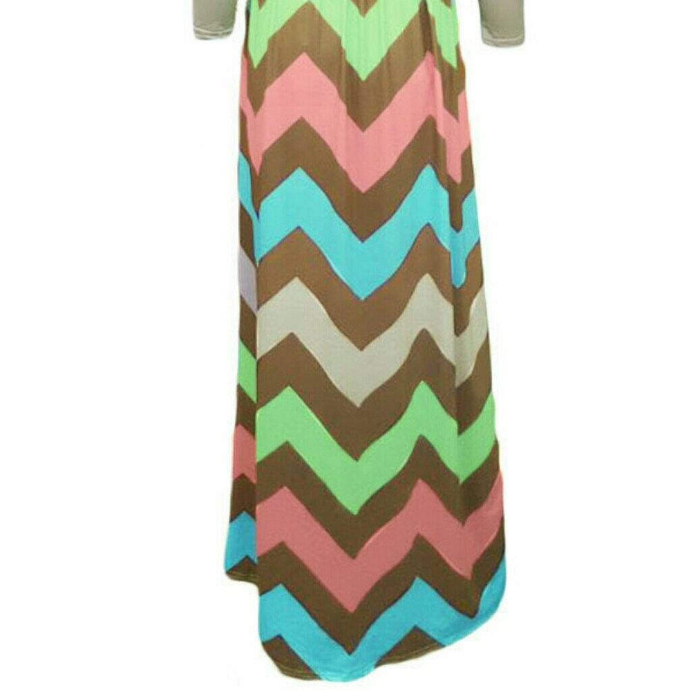 3/4 Sleeve Maxi Dress - Picture 5 of 5