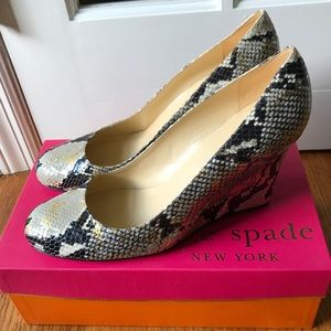 Kate Spade wedge heels