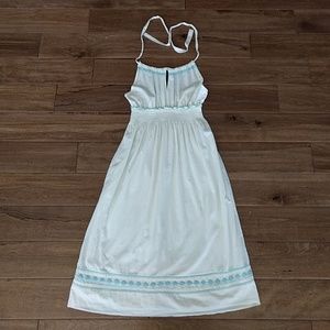Adorable halter sundress with keyhole detail