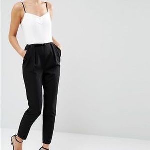 TED BAKER black and white jumpsuit with belt.