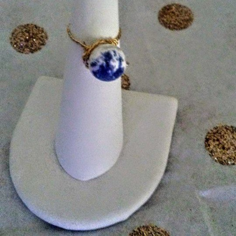 🔴Genuine Sodalite Healing Stone Ring 8mm