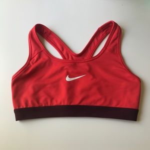 Red Nike Sports Bra