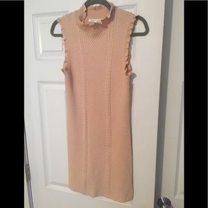 High Neck Sweater Dress