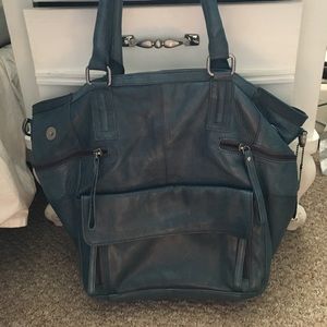 Day And Moon Leather Shoulder Bag