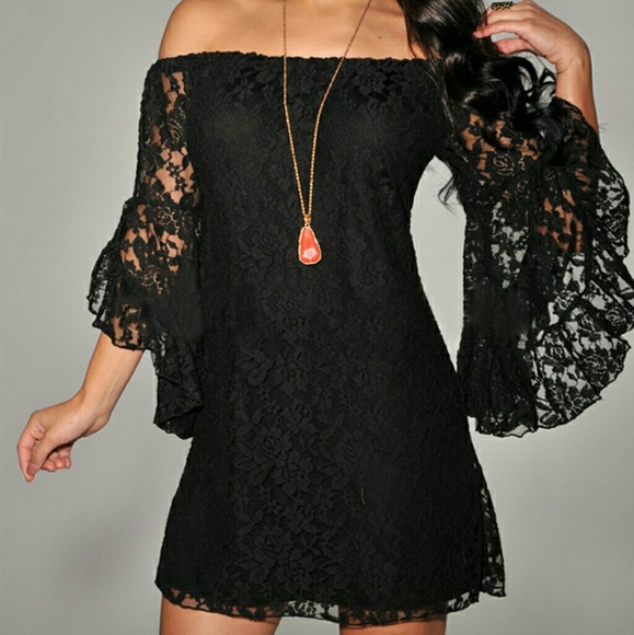 Off-The-Shoulder Mini Dress - Picture 3 of 8