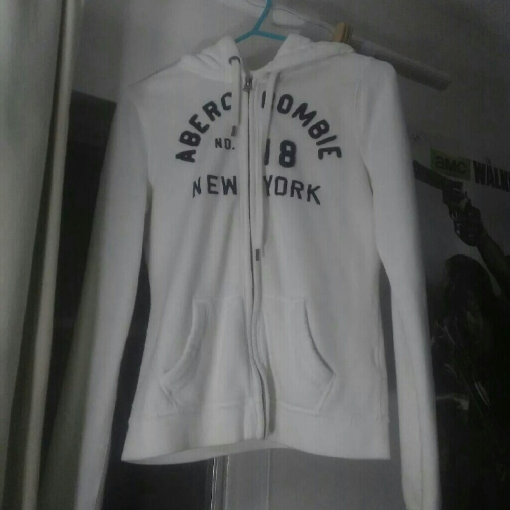 A&F White Hoodie